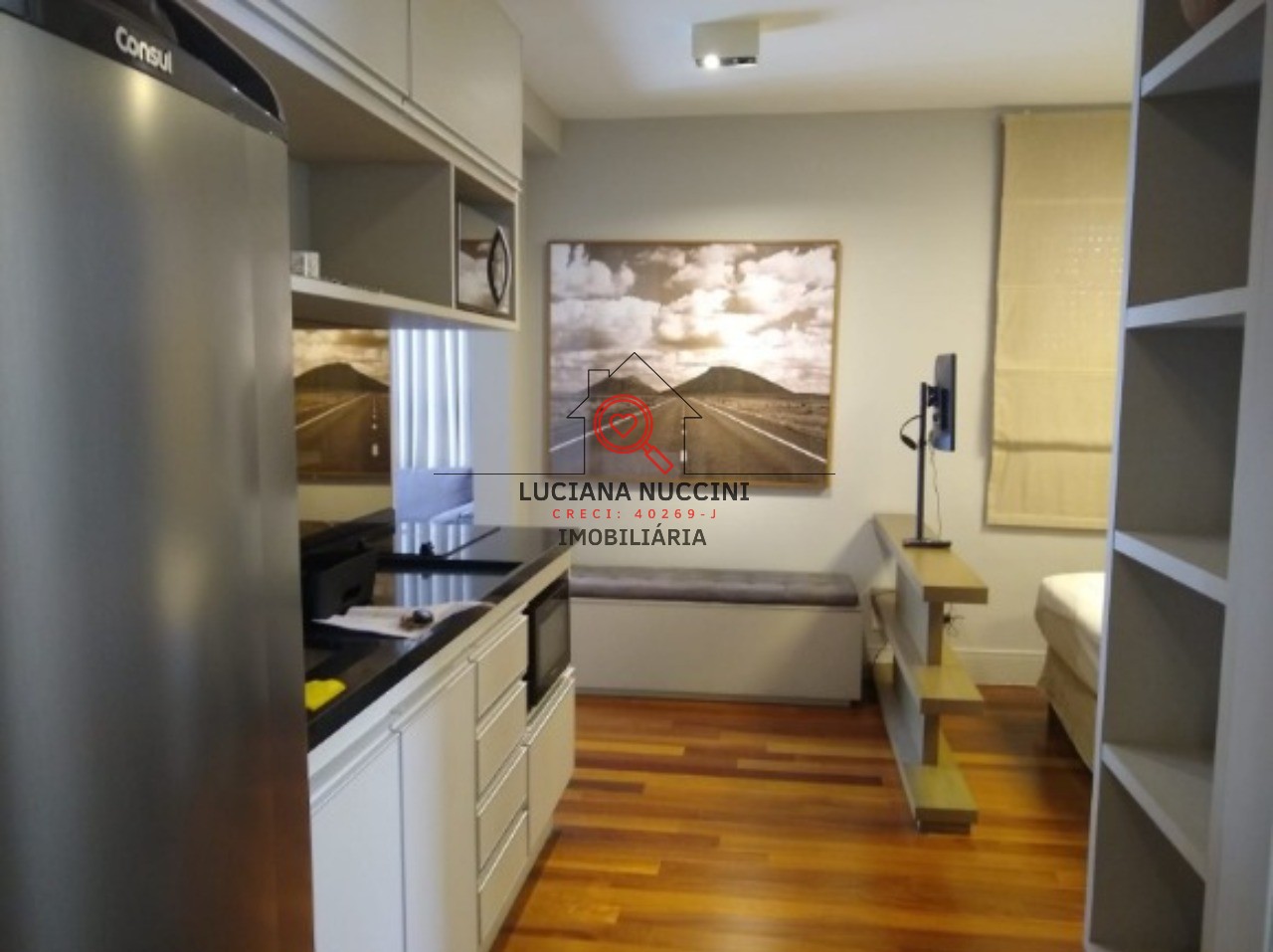 Aluguel de lindo STUDIO mobiliado com lazer completo no bairro dos Jardins