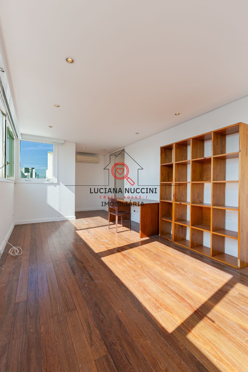 Alugue já este luxuoso apartamento na Vila Nova Conceição, São Paulo-SP! 1 quarto, 2 suítes, 3 banheiros, 3 vagas de garagem e 180m².