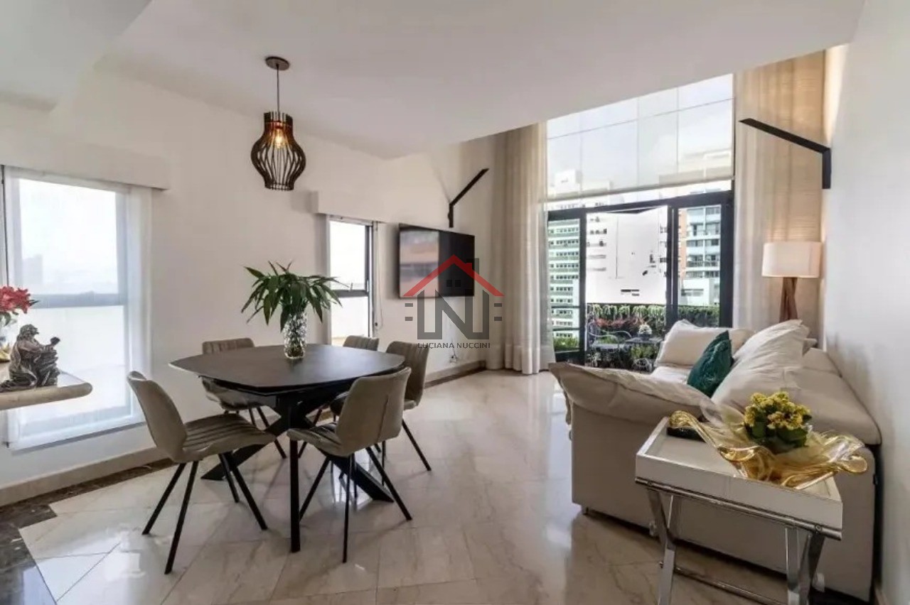 Apartamento para locação no Itaim Bibi, São Paulo-SP: 1 quarto, 1 sala, 1 vaga, 78m² de área!