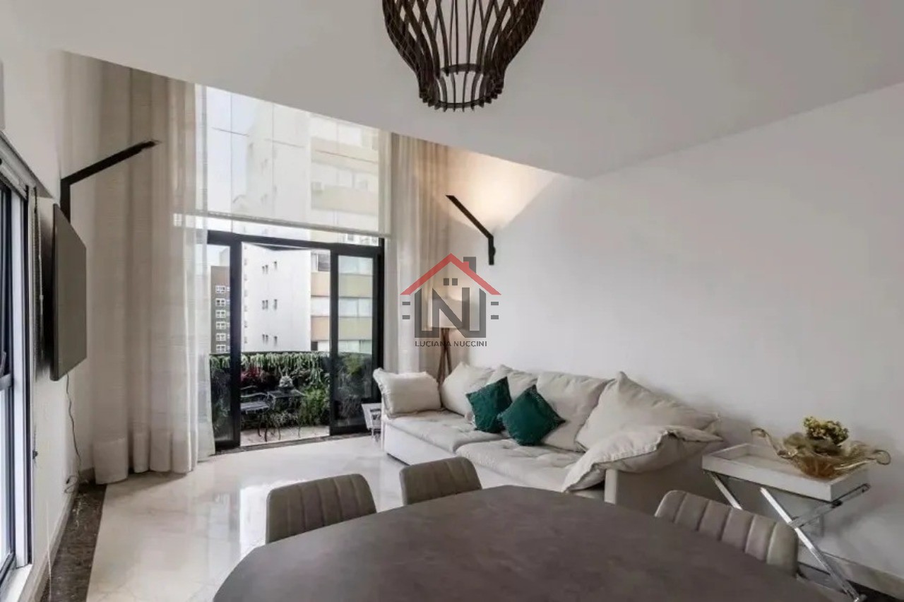 Apartamento para locação no Itaim Bibi, São Paulo-SP: 1 quarto, 1 sala, 1 vaga, 78m² de área!