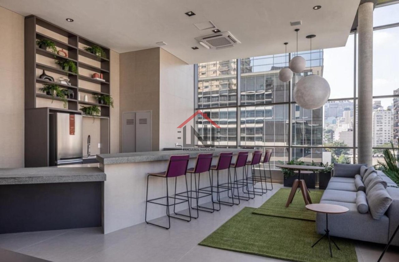 Studio à venda em Cerqueira César, São Paulo-SP: 1 quarto, 1 banheiro, 23m² de área.