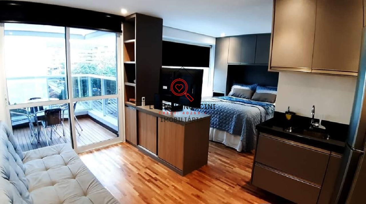 Studio à venda em Pinheiros, São Paulo-SP: 1 quarto, 1 sala, 1 banheiro, 1 vaga de garagem, 30m² de área. Venha conferir!
