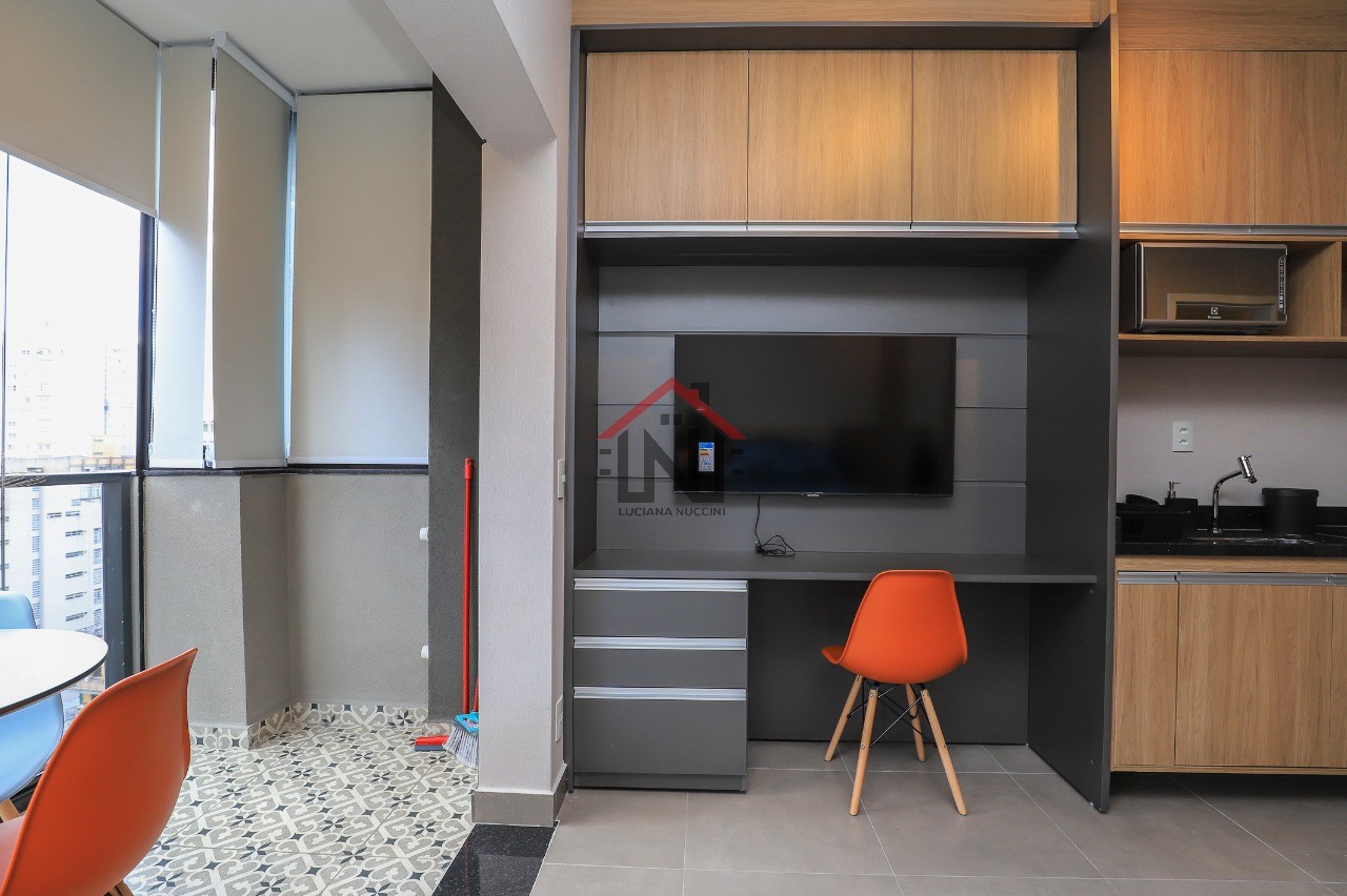 Apartamento para locação no Paraíso, São Paulo-SP: 1 quarto, 1 sala, 1 banheiro e 1 vaga de garagem!