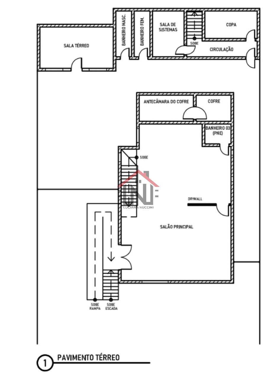 Salão Comercial de Alto Padrão para Locação em São Paulo-SP, no Pacaembu: 1 Sala, 4 Banheiros, 30 Vagas e 450m² de Área