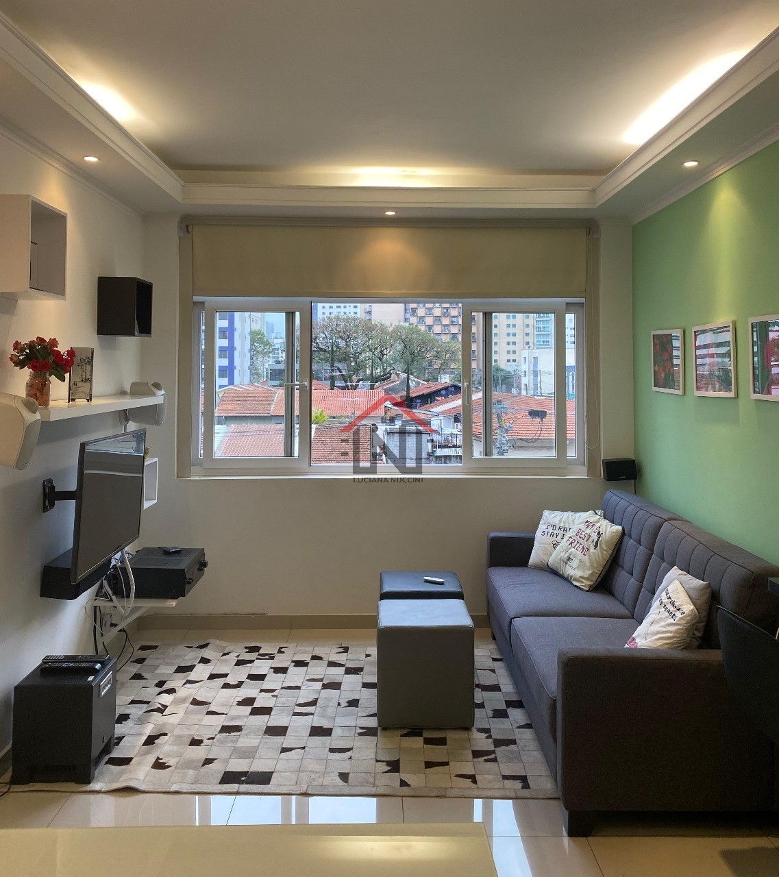 Apartamento de luxo para locação no Brooklin Paulista, São Paulo-SP: 2 quartos, 1 suíte, 1 vaga, 91m².