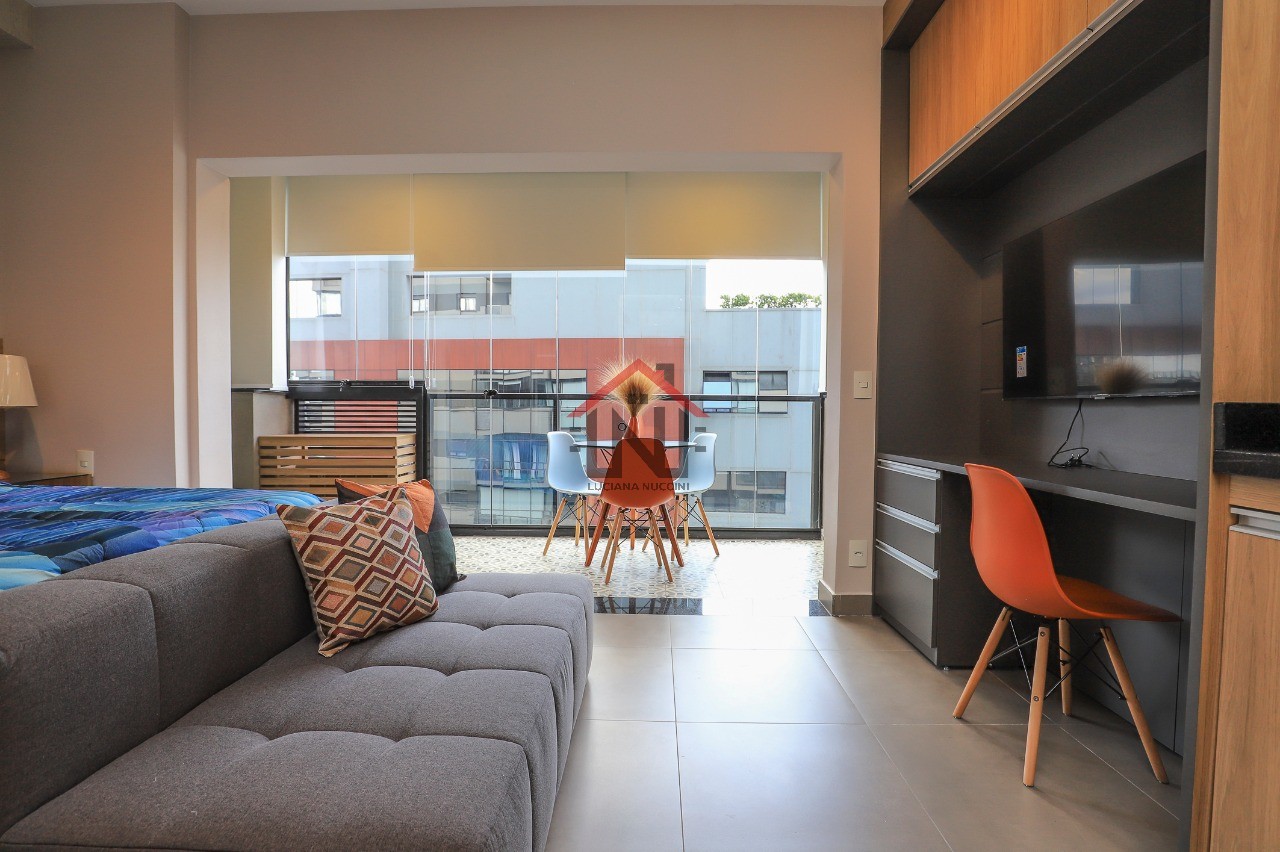Apartamento para locação no Paraíso, São Paulo-SP: 1 quarto, 1 sala, 1 banheiro e 1 vaga de garagem!