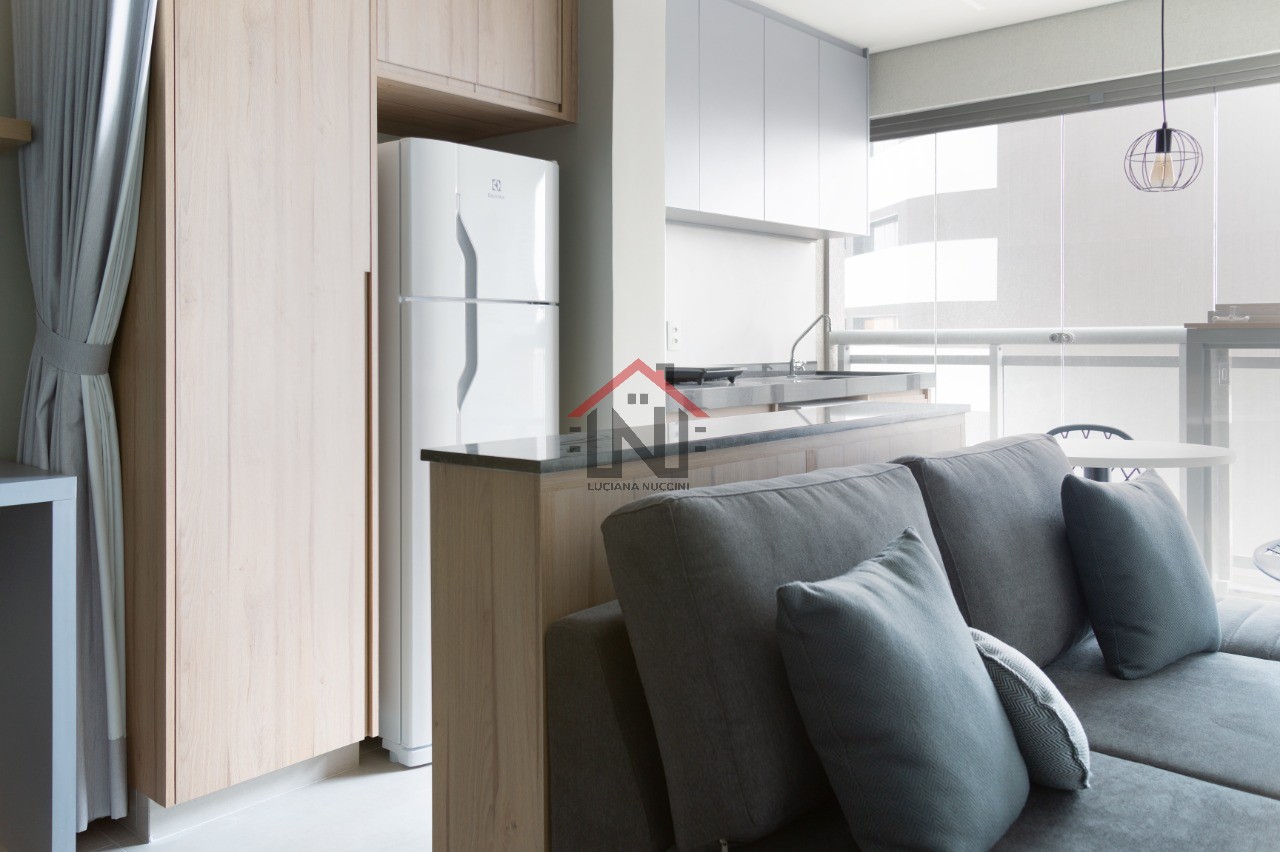 Apartamento para locação em Pinheiros, São Paulo-SP: 1 quarto, 1 banheiro, 1 vaga de garagem, 30m²!