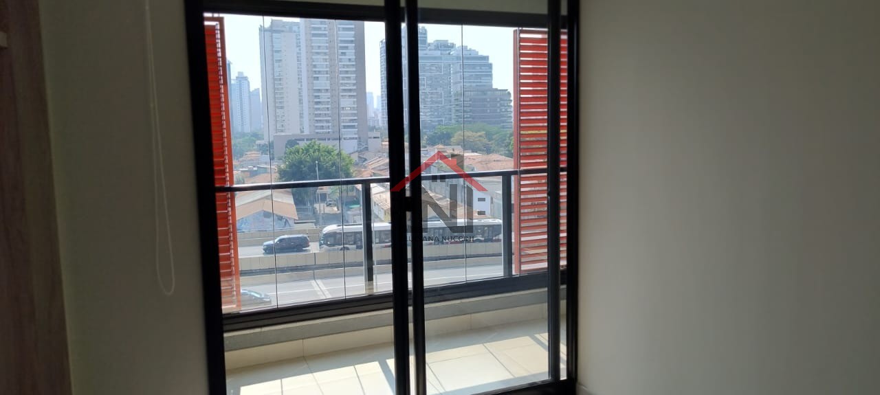 Apartamento para locação em São Paulo-SP, Campo Belo: 1 quarto, 1 sala, 1 banheiro, 1 vaga de garagem, 37,50 m².