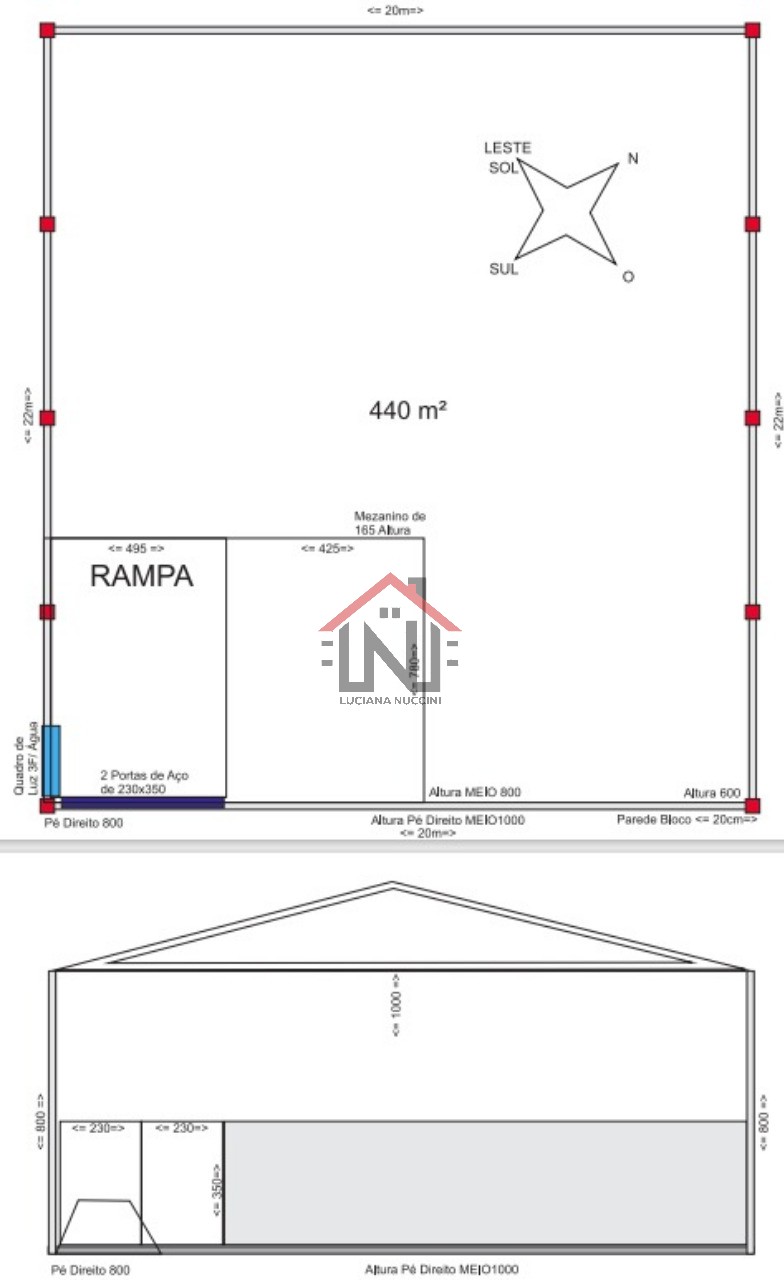 Galpão comercial de 440m² à venda ou locação no jardim jabaq