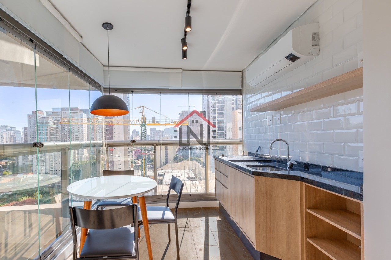 Apartamento para locação em São Paulo-SP, no Jardim das Acácias: 1 quarto, 1 banheiro, 1 vaga de garagem, 50m² de área