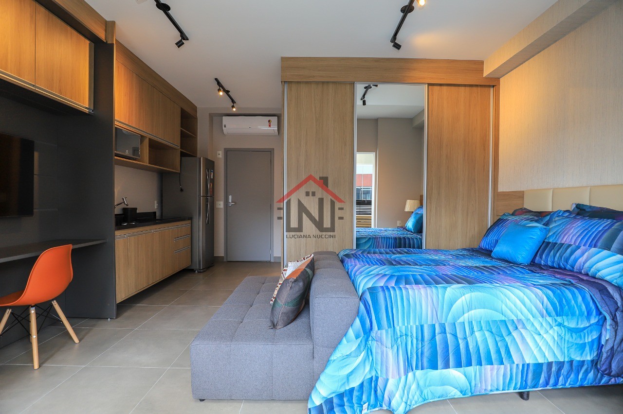 Apartamento para locação no Paraíso, São Paulo-SP: 1 quarto, 1 sala, 1 banheiro e 1 vaga de garagem!