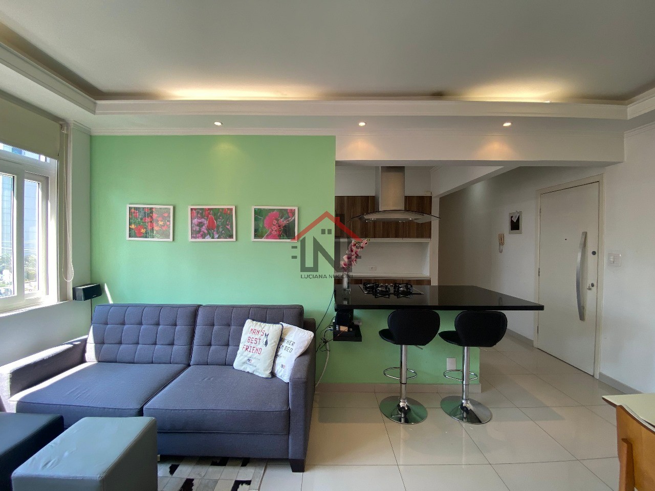 Apartamento de luxo para locação no Brooklin Paulista, São Paulo-SP: 2 quartos, 1 suíte, 1 vaga, 91m².