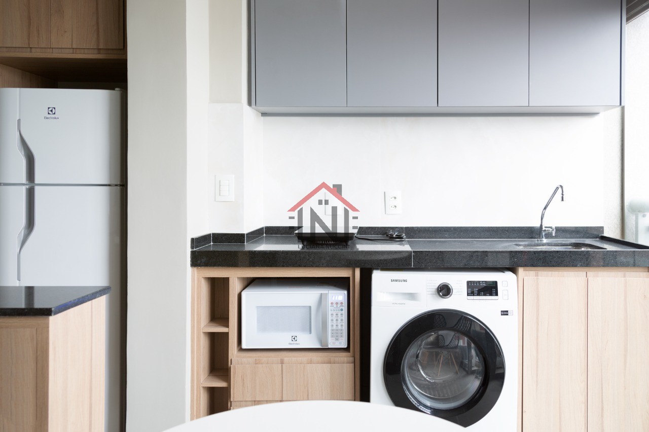 Apartamento para locação em Pinheiros, São Paulo-SP: 1 quarto, 1 banheiro, 1 vaga de garagem, 30m²!