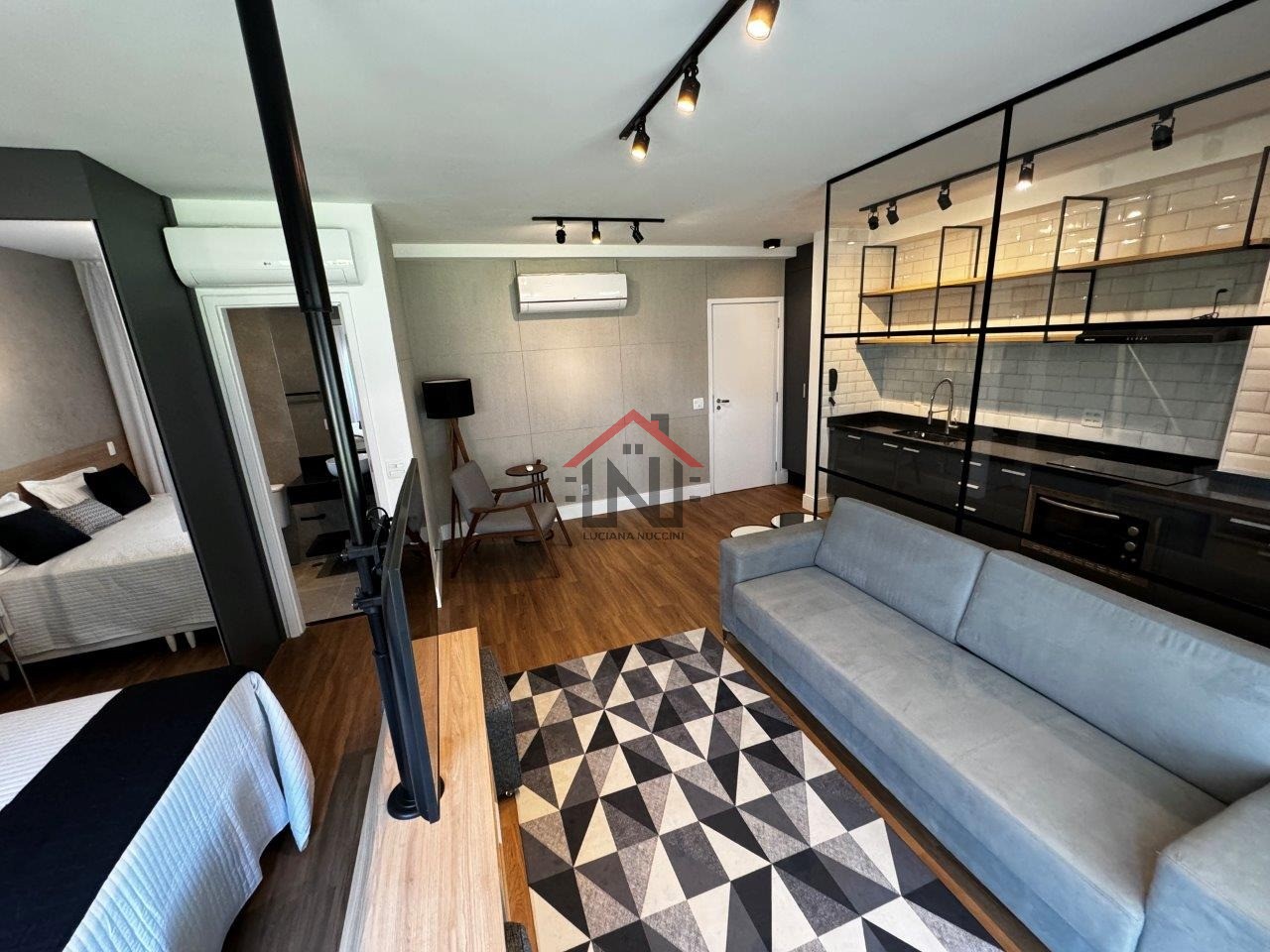 Aluguel de Apartamento de Luxo na Chácara Santo Antônio, São Paulo - 1 quarto, 1 banheiro, 2 vagas de garagem, 77m².