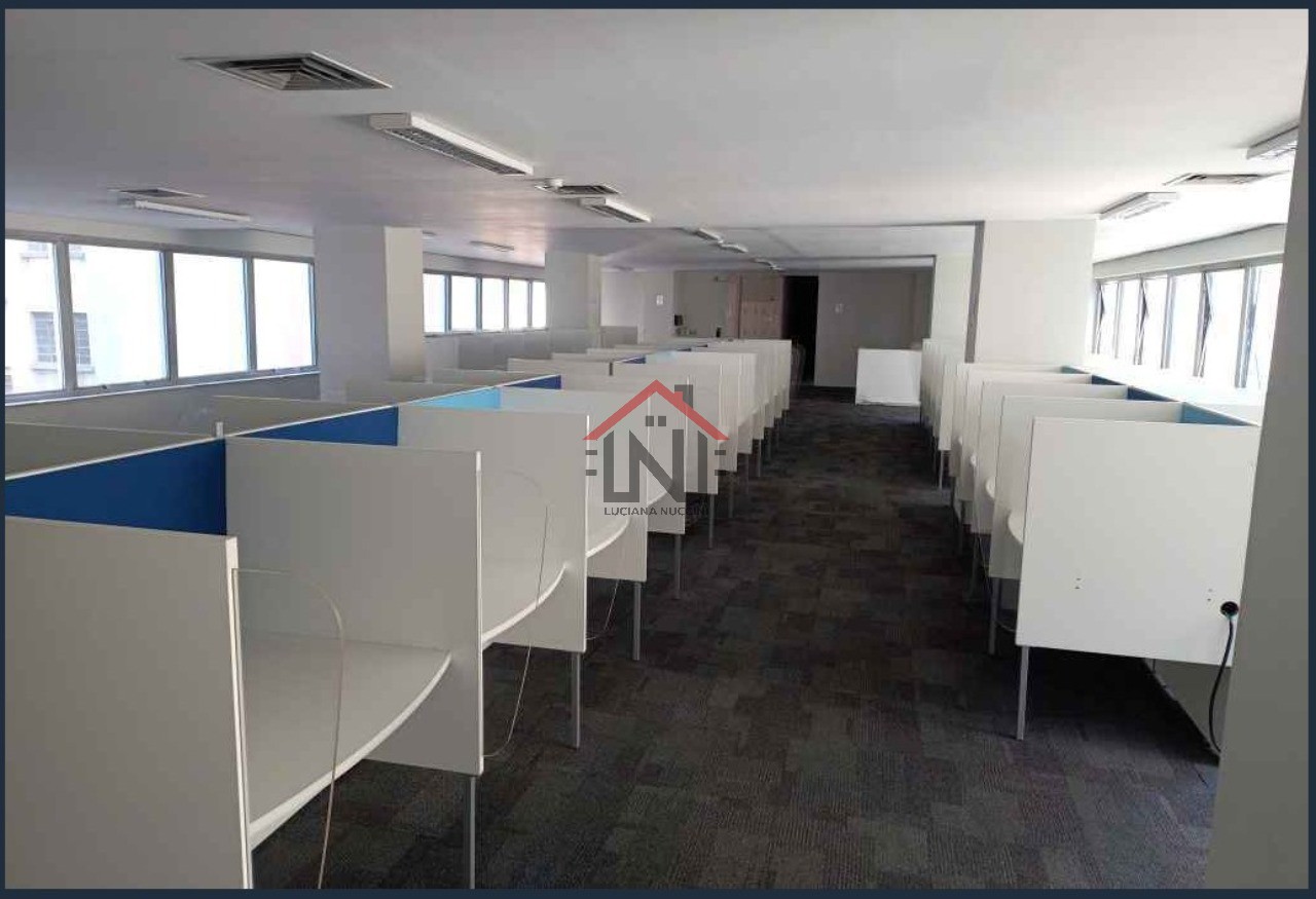 Conjunto Comercial de Alto Padrão para Locação no Centro de São Paulo - 4 salas, 6 banheiros, 1 vaga de garagem, 380m²