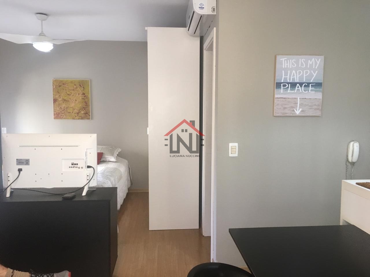 Apartamento impecável para locação na Consolação, São Paulo-SP: 1 quarto, 1 sala, 1 banheiro, 1 vaga de garagem!
