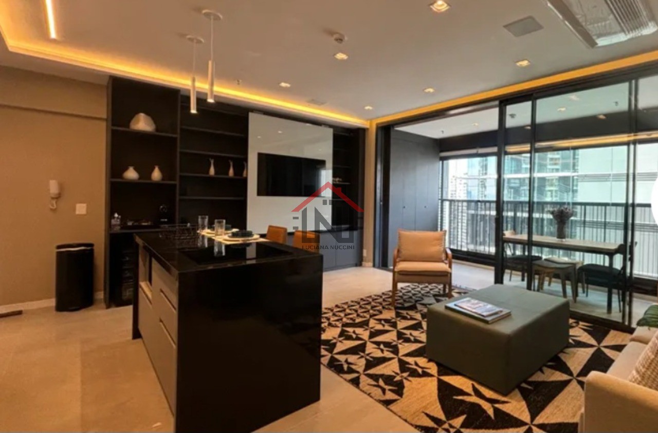 Excelente oportunidade de locação: Apartamento de 1 quarto no Jardim das Acácias, São Paulo-SP - 2 banheiros, 1 suíte, 2 vagas de garagem, 77m².