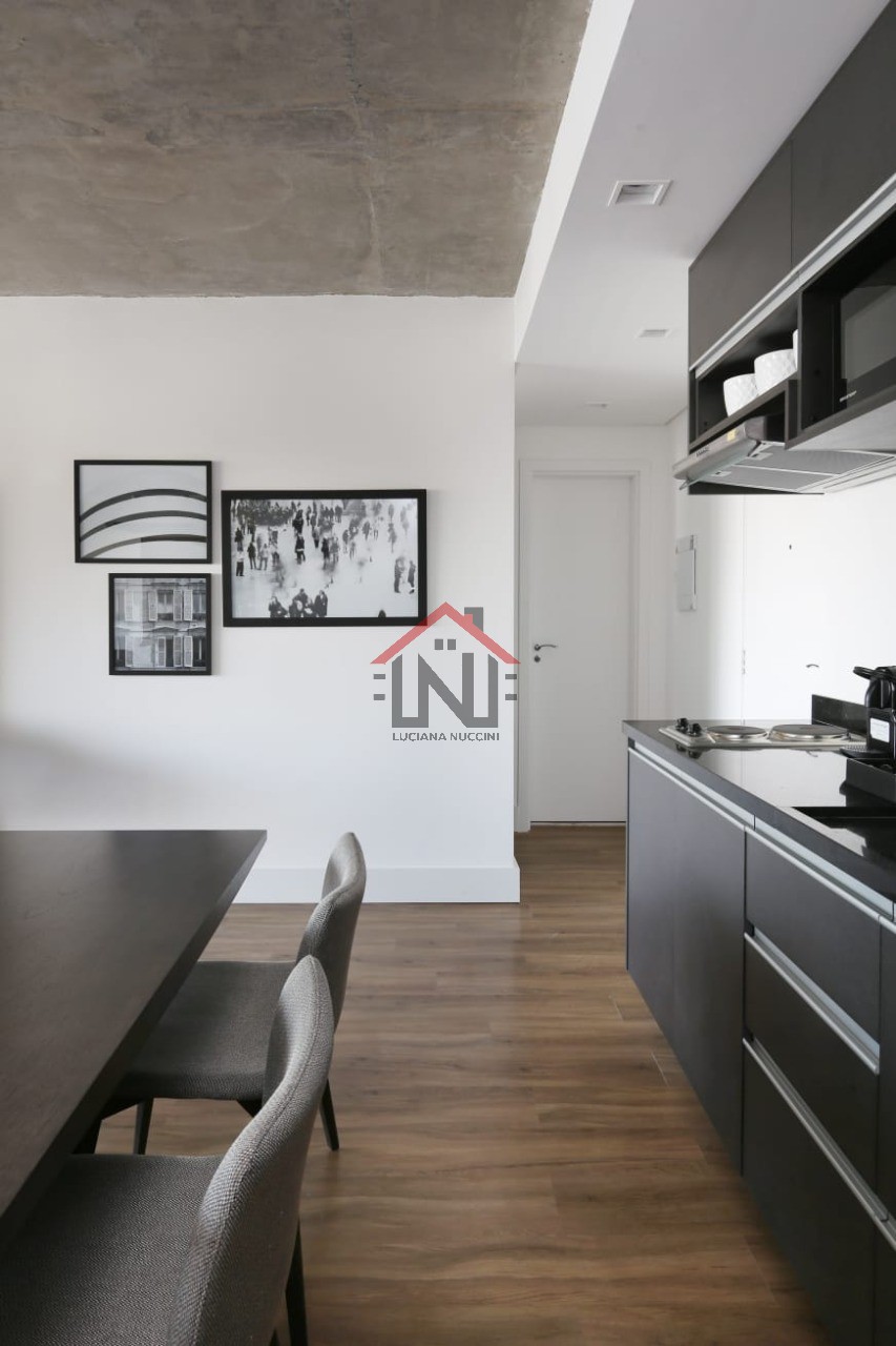 Apartamento para locação de alto padrão na Cidade Monções, São Paulo: 1 quarto, 1 sala, 2 banheiros, 1 vaga - 70m²