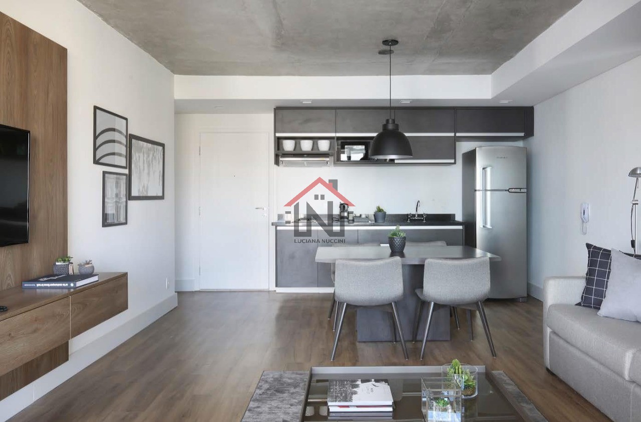 Apartamento para locação de alto padrão na Cidade Monções, São Paulo: 1 quarto, 1 sala, 2 banheiros, 1 vaga - 70m²