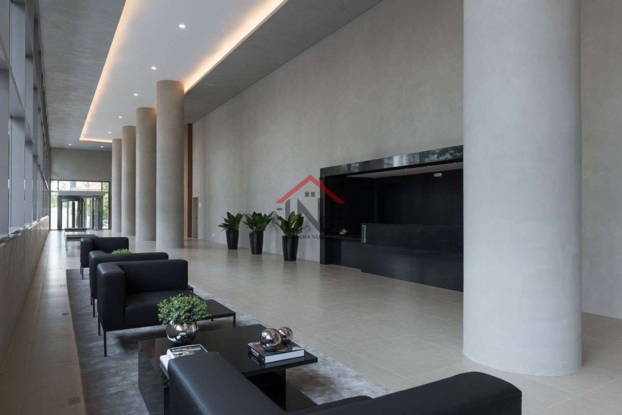 Studio de Luxo no Brooklin Paulista: 1 quarto, 1 banheiro, vaga de garagem, 44m² - São Paulo-SP