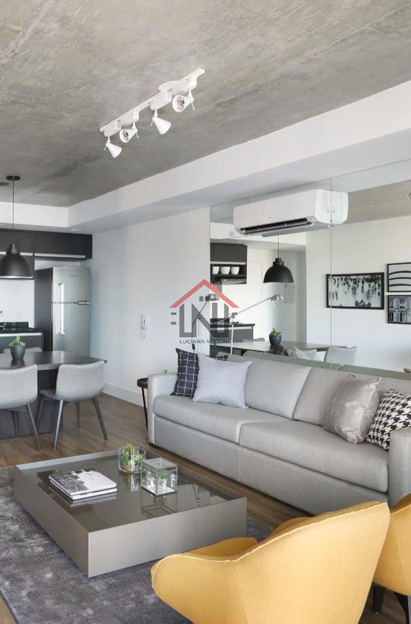 Apartamento para locação de alto padrão na Cidade Monções, São Paulo: 1 quarto, 1 sala, 2 banheiros, 1 vaga - 70m²