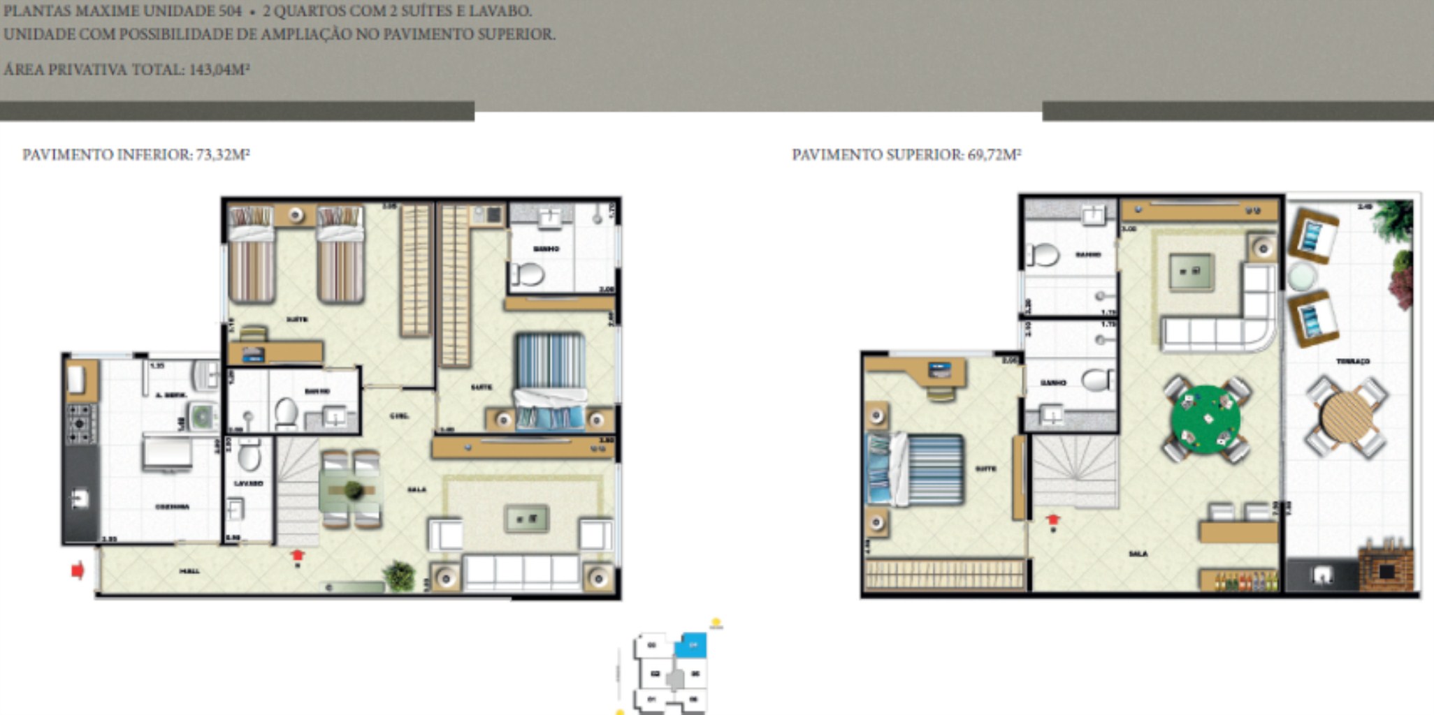 Cobertura, 2 quartos, 140 m² - Foto 7