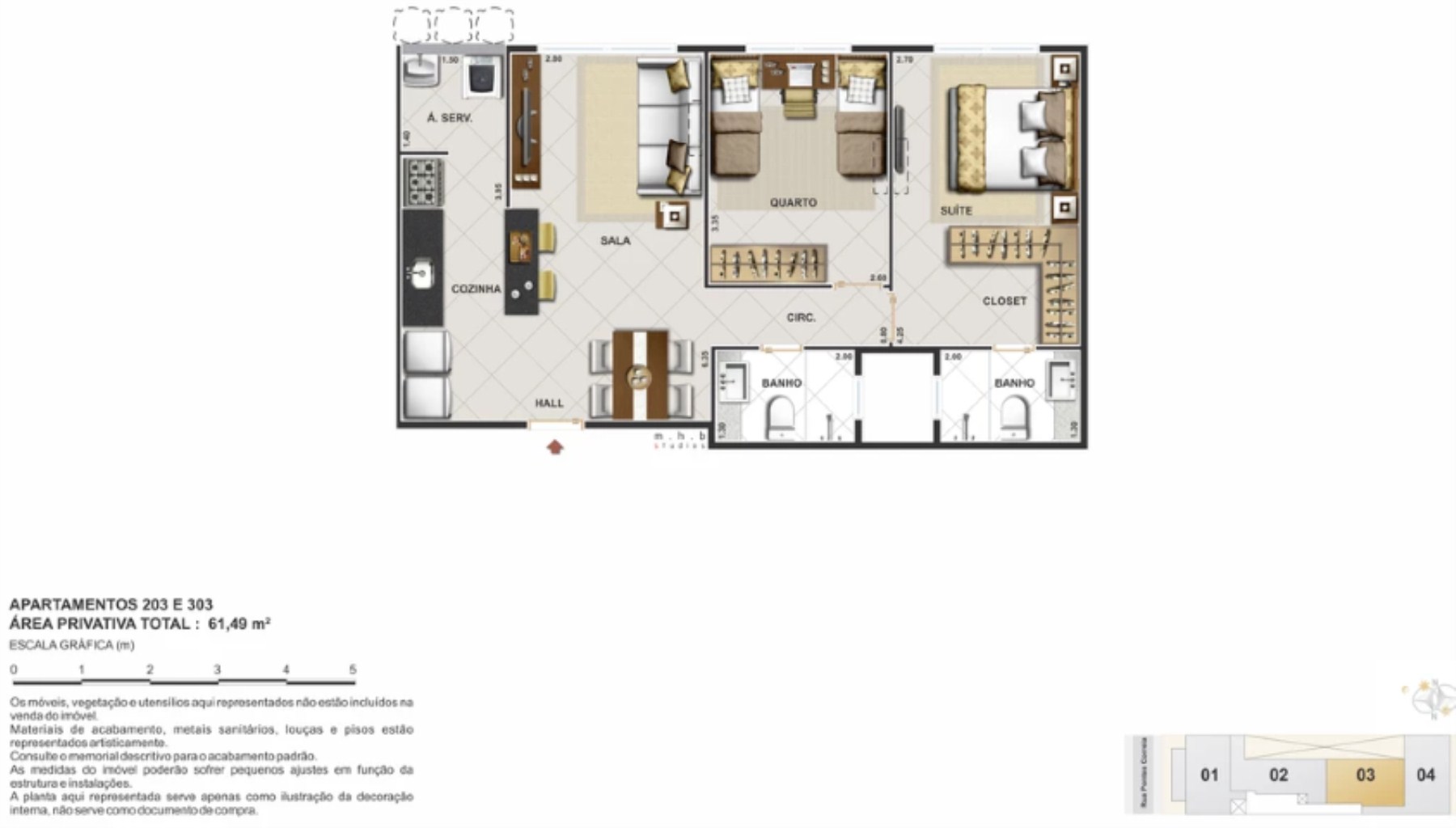 Cobertura, 2 quartos, 140 m² - Foto 12