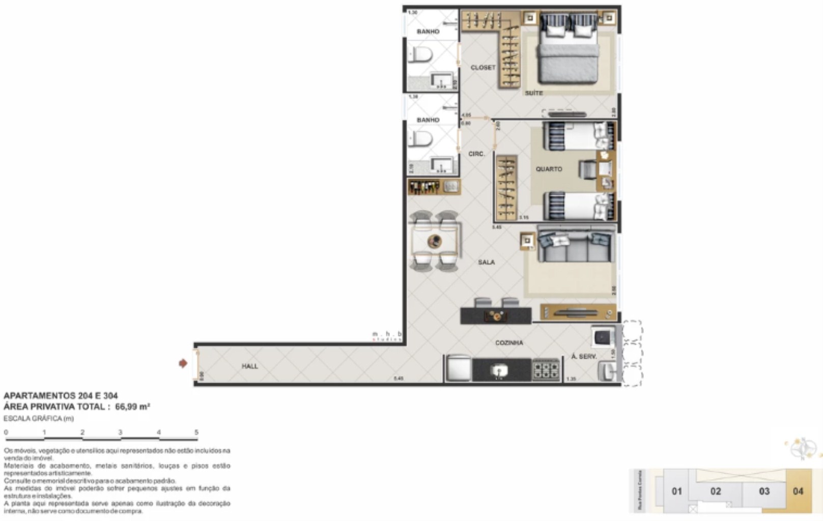 Cobertura, 2 quartos, 140 m² - Foto 13