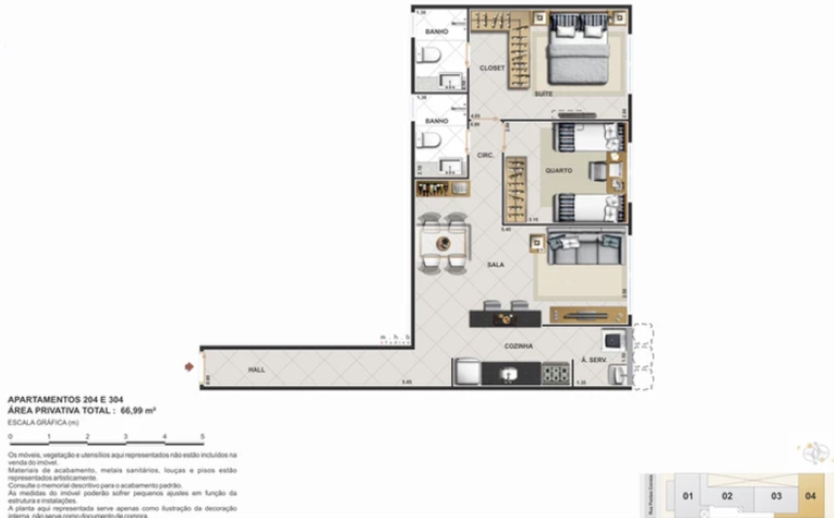 Cobertura, 2 quartos, 140 m² - Foto 14