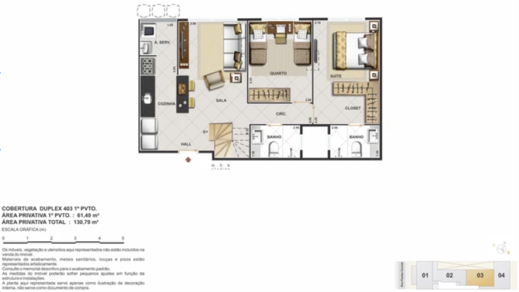 Cobertura, 2 quartos, 140 m² - Foto 19