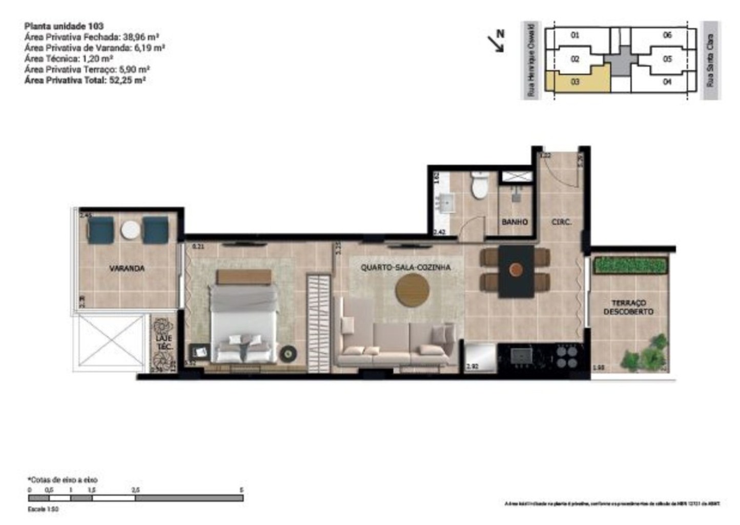 Cobertura, 1 quarto, 91 m² - Foto 14