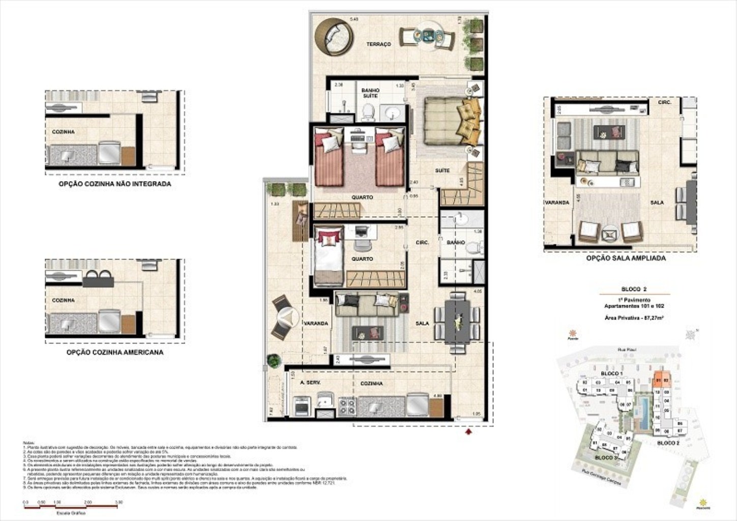 Apartamento à venda com 3 quartos, 70m² - Foto 26