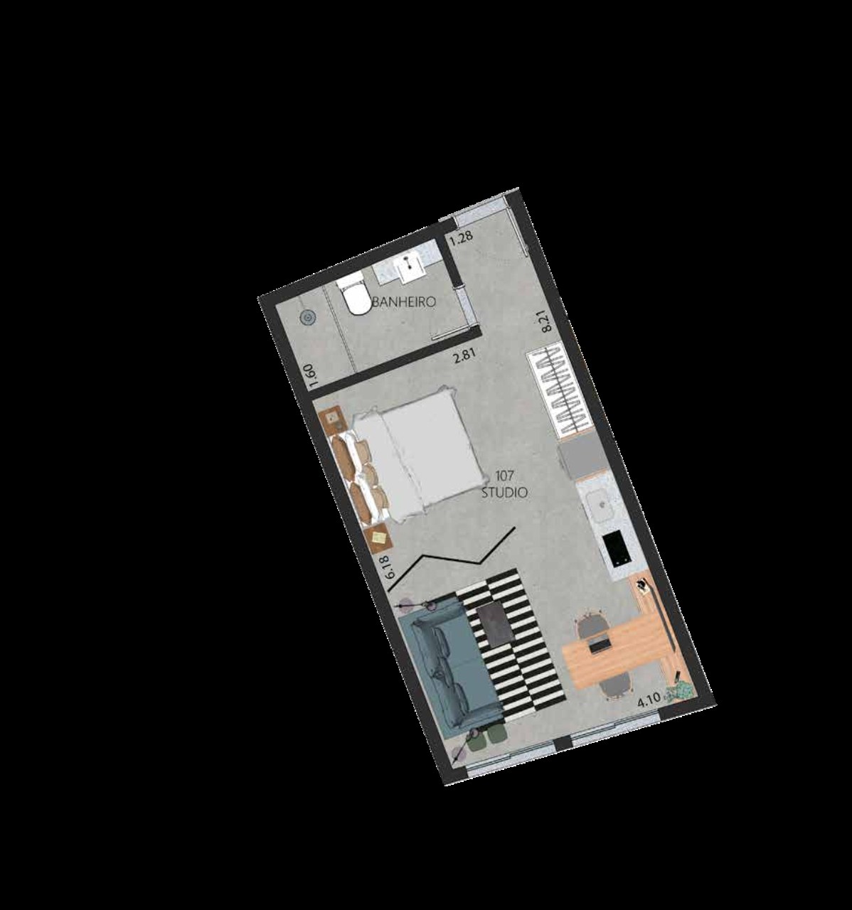 Apartamento, 1 quarto, 52 m² - Foto 32