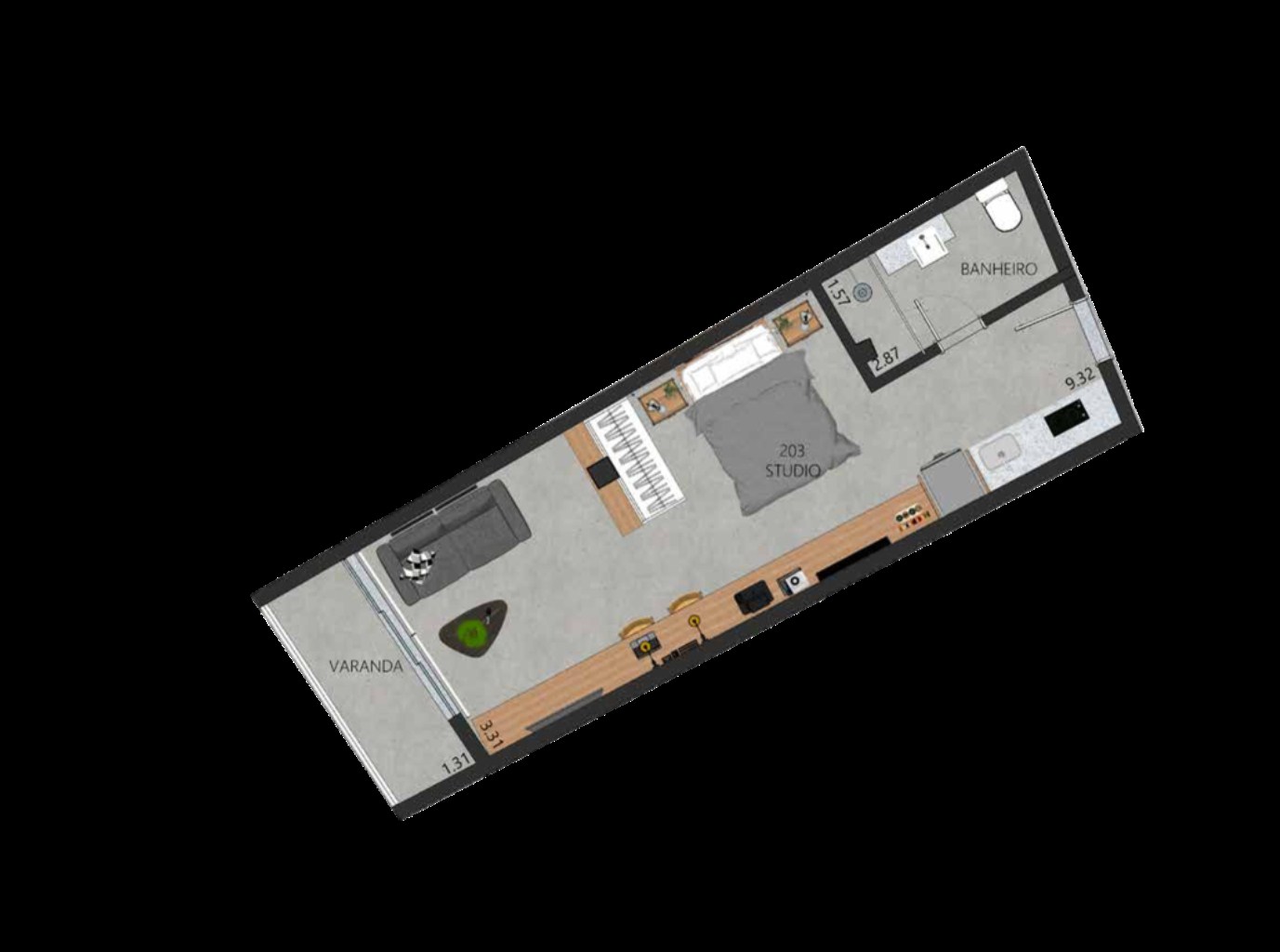 Apartamento, 1 quarto, 52 m² - Foto 28