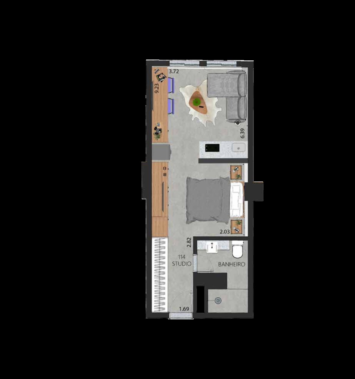 Apartamento, 1 quarto, 52 m² - Foto 39