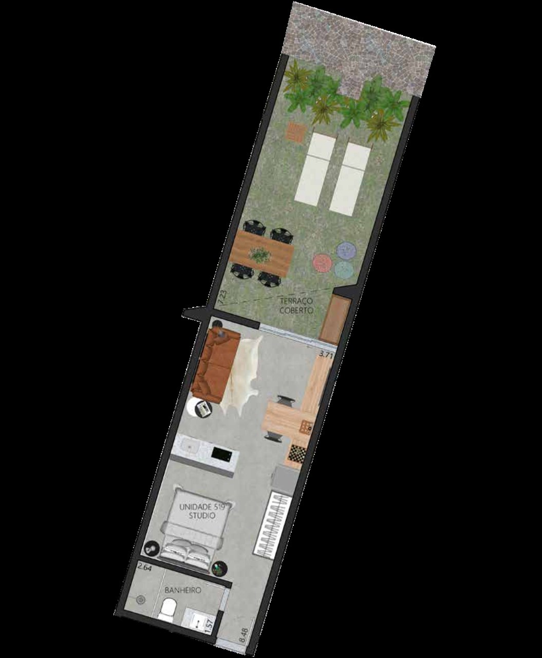 Apartamento, 1 quarto, 52 m² - Foto 45