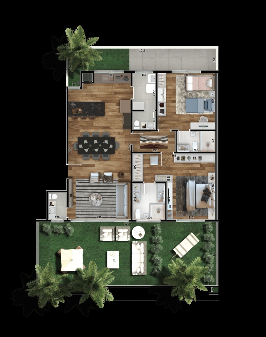 Apartamento à venda com 3 quartos, 137m² - Foto 14
