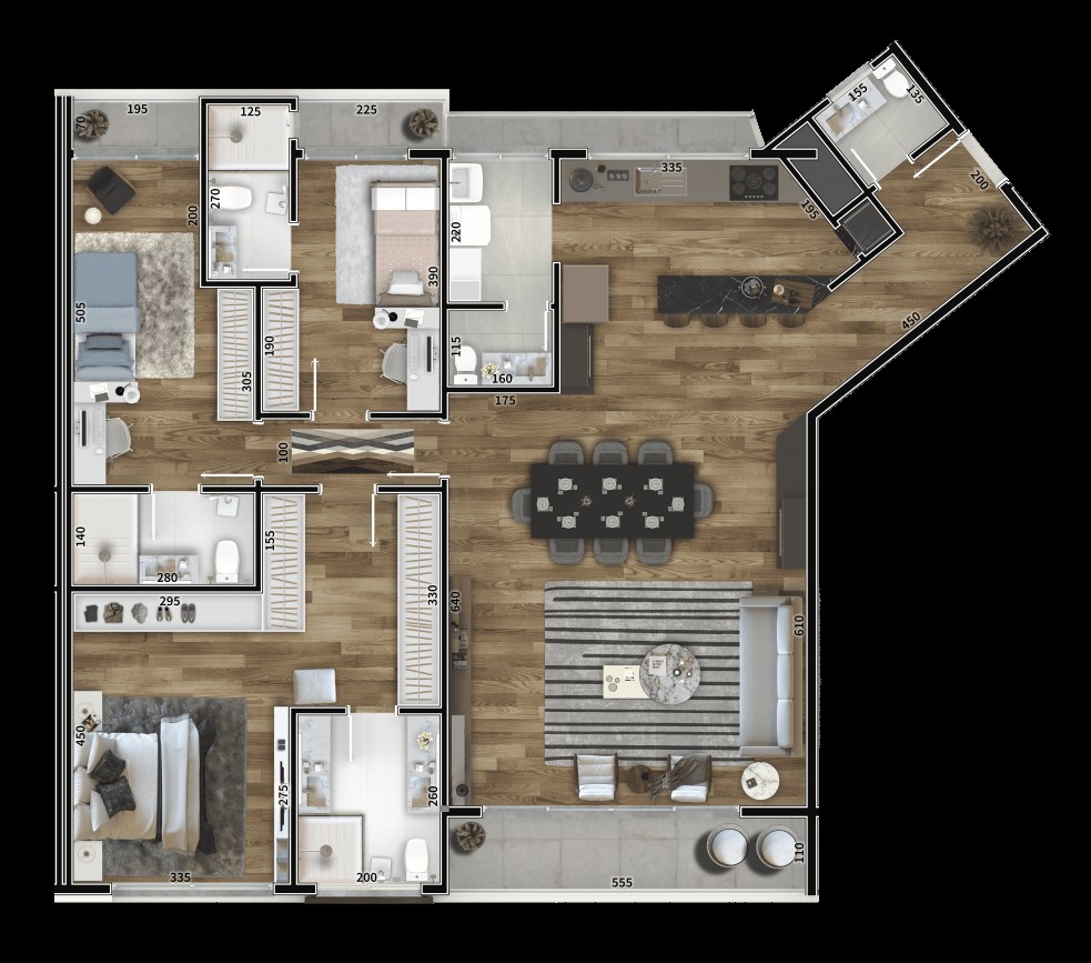 Apartamento à venda com 3 quartos, 137m² - Foto 20