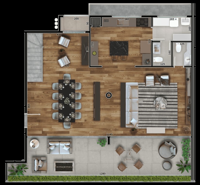 Apartamento à venda com 3 quartos, 137m² - Foto 25
