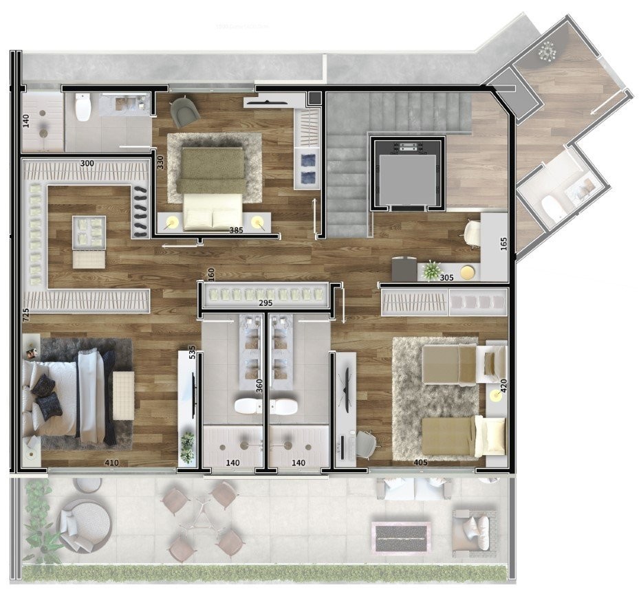 Apartamento à venda com 3 quartos, 137m² - Foto 30