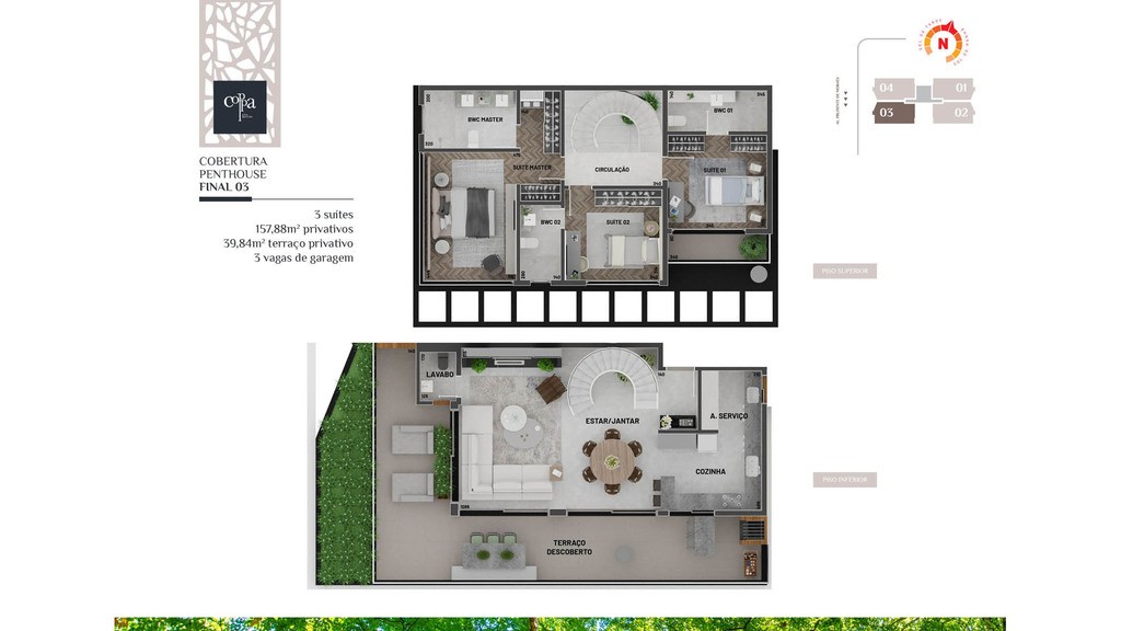 Apartamento à venda com 3 quartos, 120m² - Foto 24