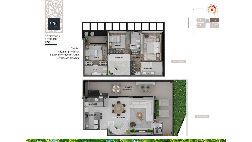 Apartamento à venda com 3 quartos, 120m² - Foto 27