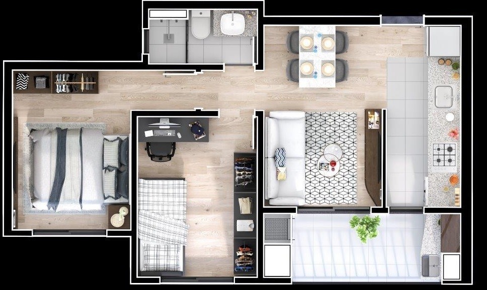 Apartamento, 2 quartos, 50 m² - Foto 25