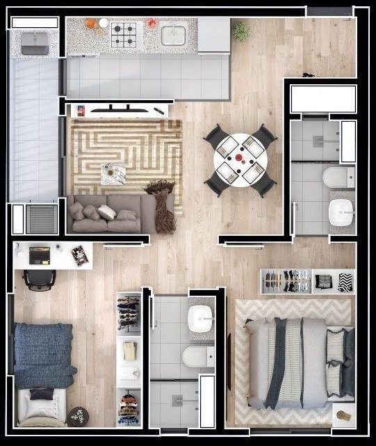 Apartamento, 2 quartos, 50 m² - Foto 27