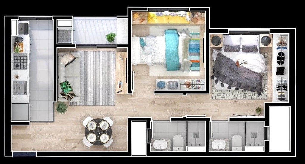 Apartamento, 2 quartos, 50 m² - Foto 28