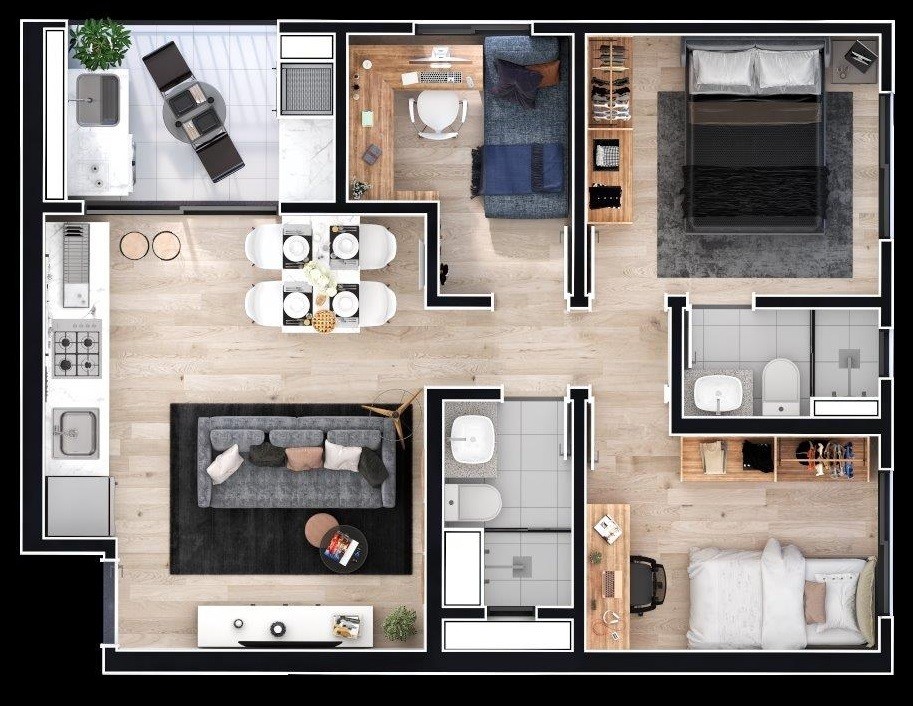 Apartamento, 2 quartos, 50 m² - Foto 29