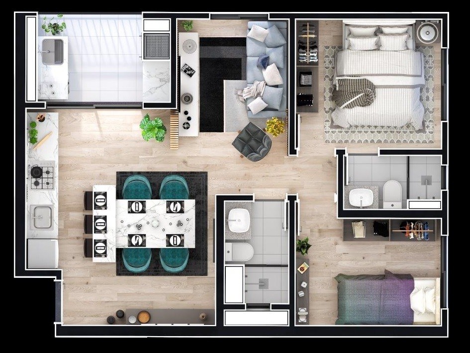 Apartamento, 2 quartos, 50 m² - Foto 30