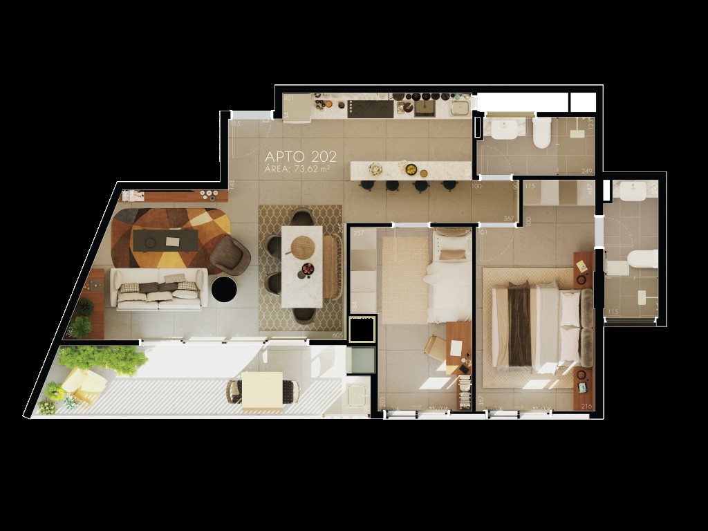 Apartamento, 2 quartos, 73 m² - Foto 18