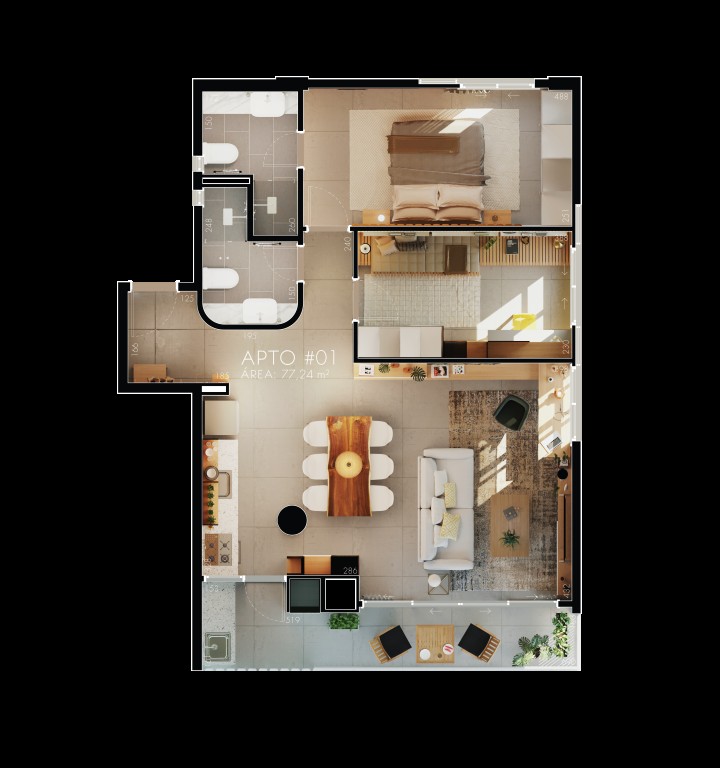 Apartamento, 2 quartos, 73 m² - Foto 19