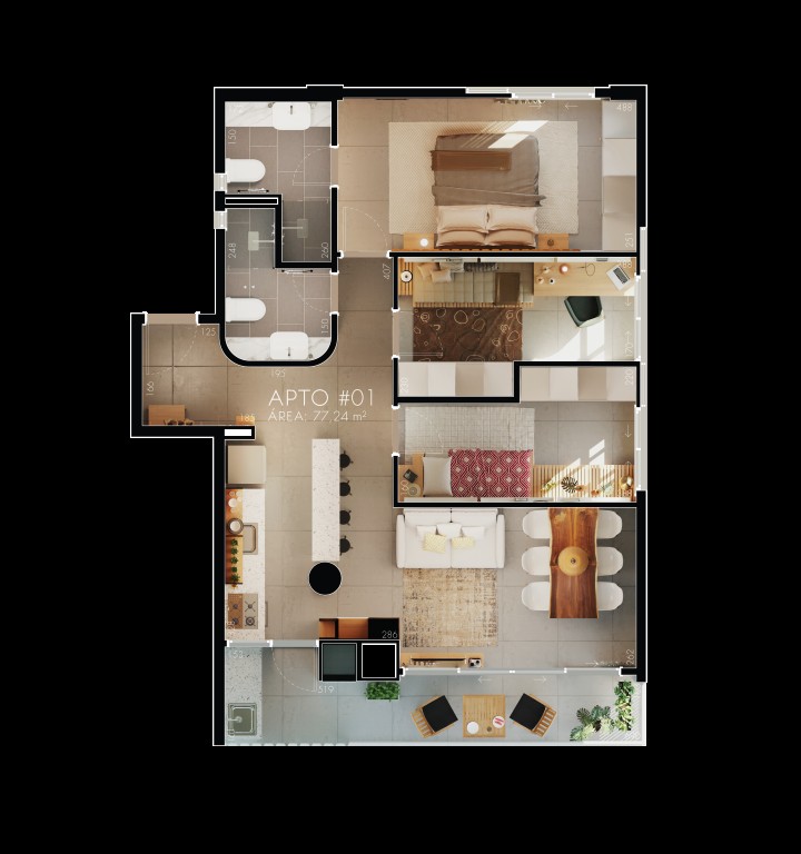 Apartamento, 2 quartos, 73 m² - Foto 20